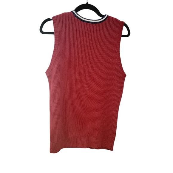 Polo Ralph Lauren Sweater Vest Men's Sz XL Colorblock Burgundy - Picture 2 of 11